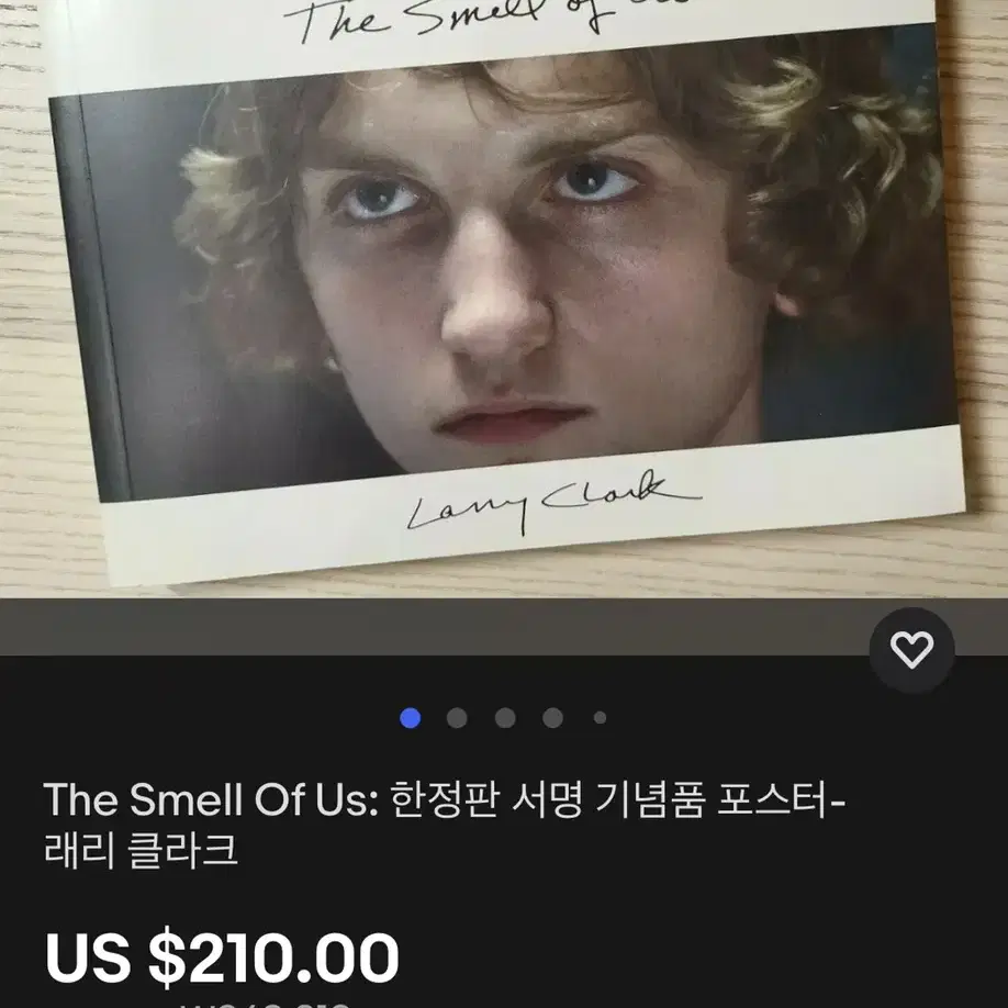 래리 클락 한정판 아트북 the smell of us