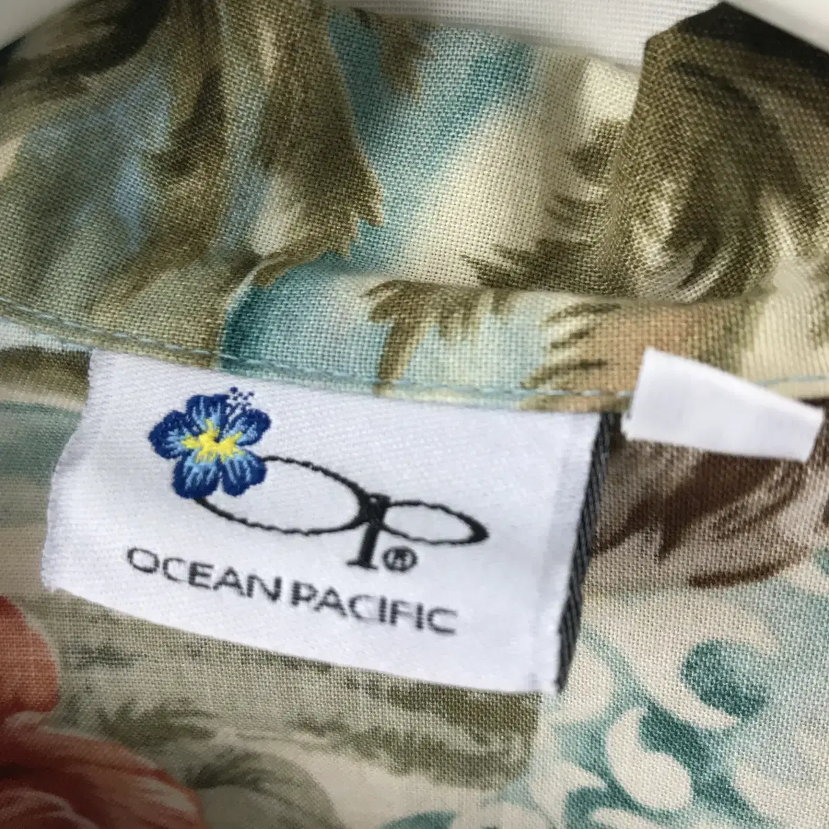 Ocean Pacific hawaiian shirt made in USA