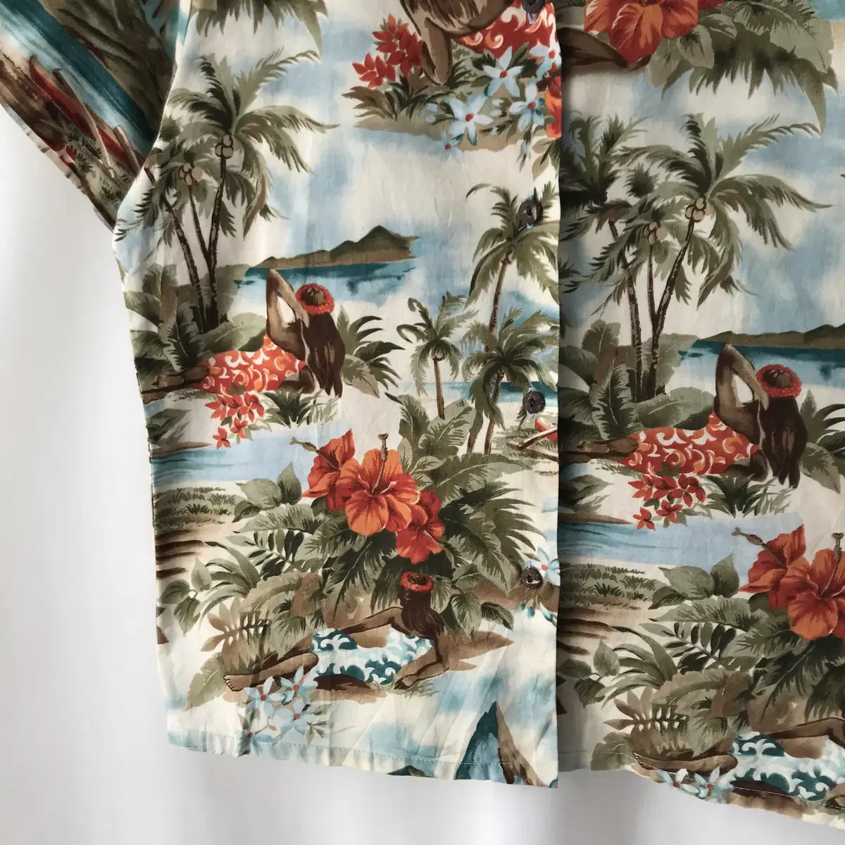 Ocean Pacific hawaiian shirt made in USA