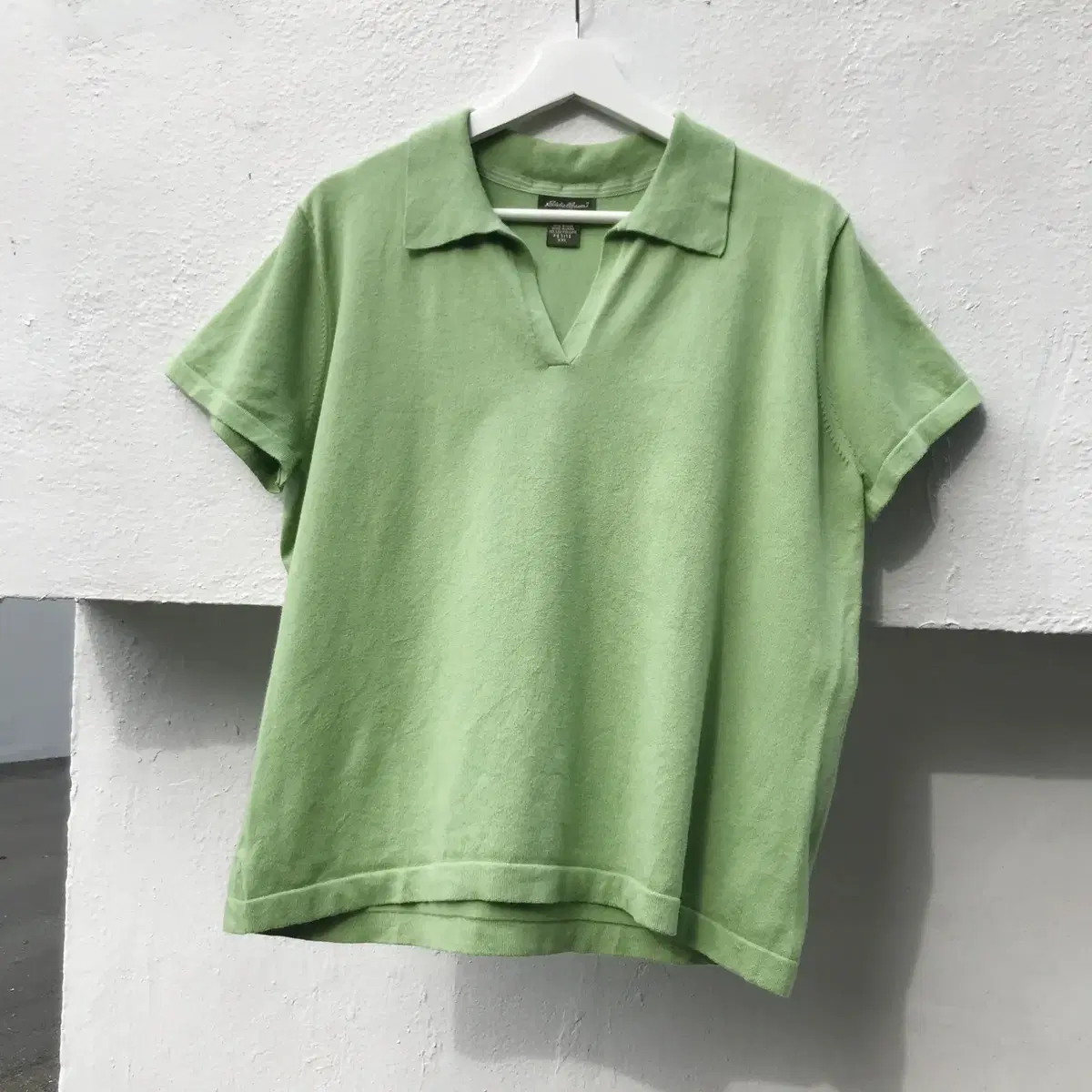 EDDIE BAUER 1/2 collar shirt