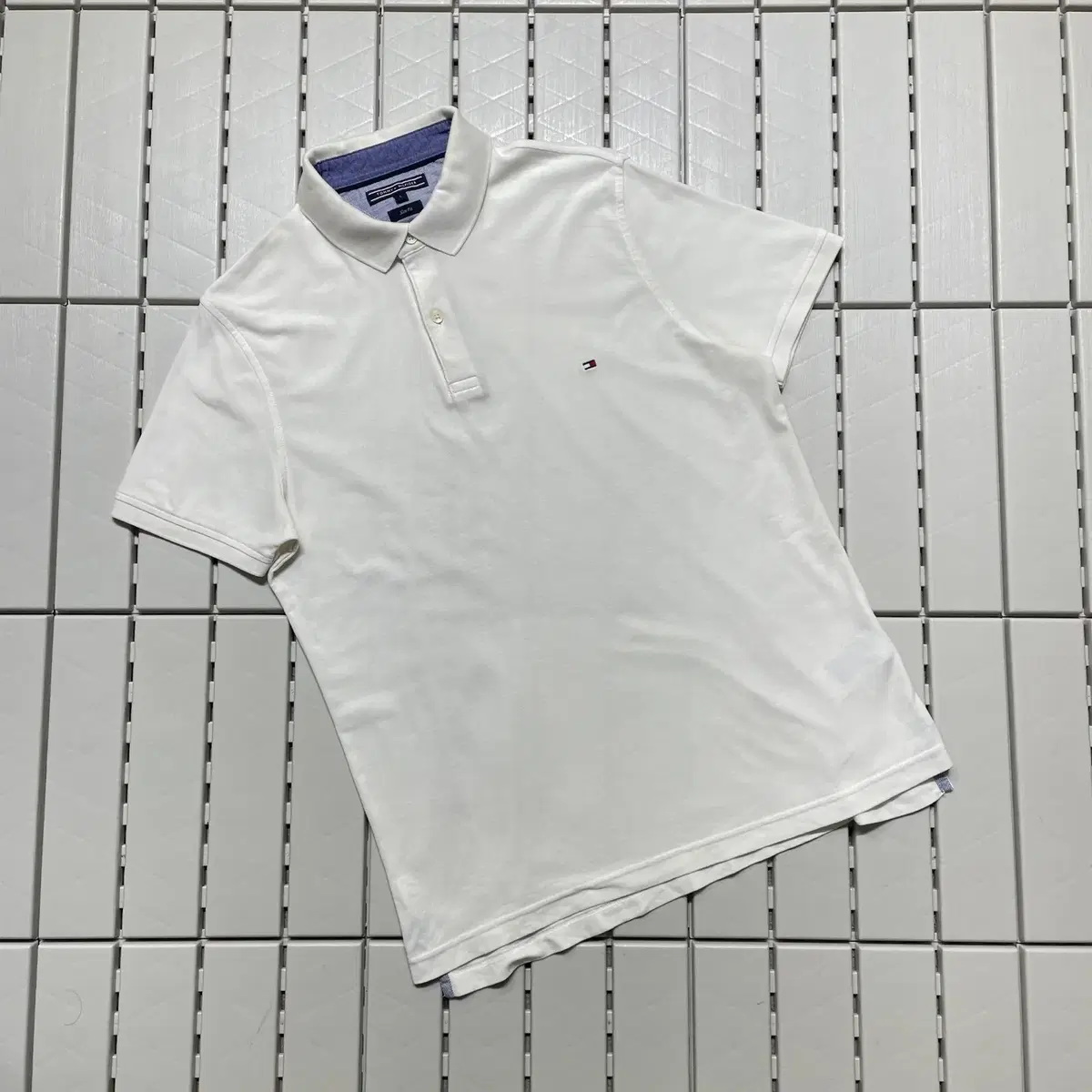 L Tommy Hilfiger Cotton short-sleeved karati 3423