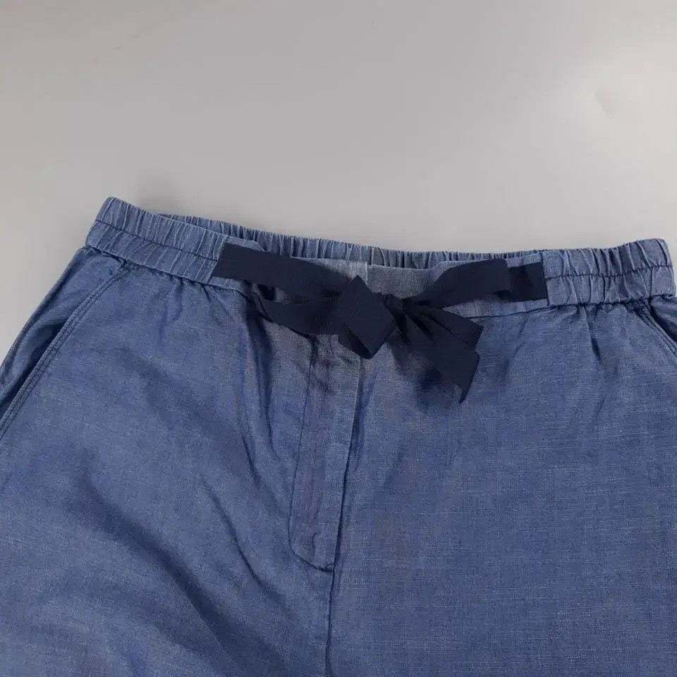 라코스테 딥블루 밴딩 테이퍼드핏 코튼팬츠 면바지  SIZE 32-34