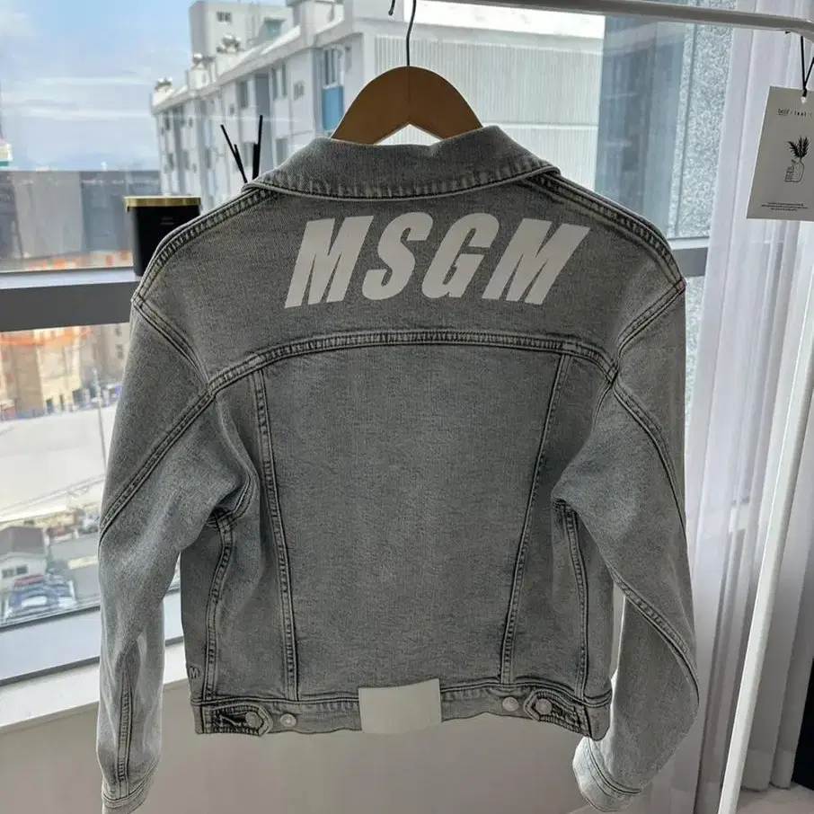 msgm 데님자켓 청자켓