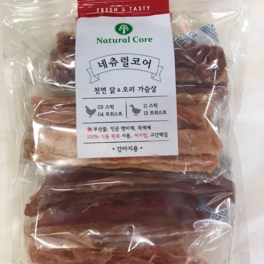 천연 닭&오리 가슴살 180g