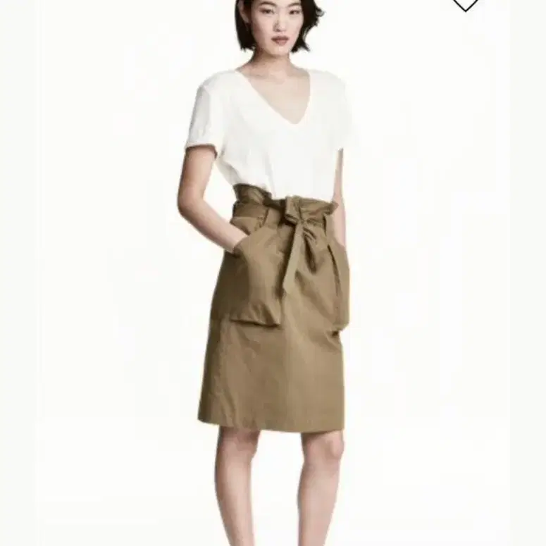 h&m 32사이즈 미디 스커트