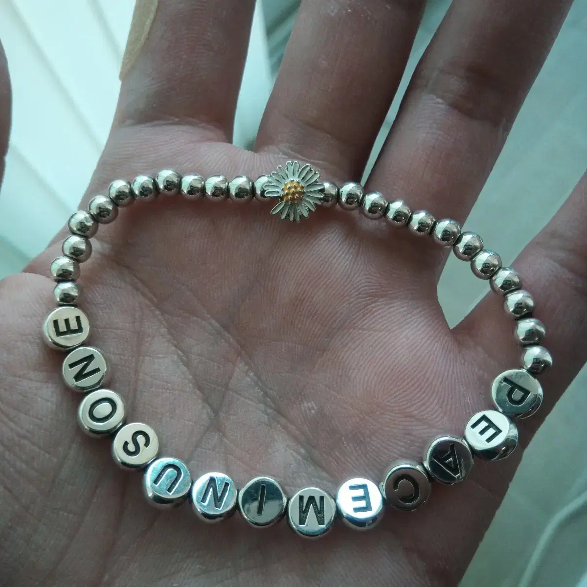 アクセサリー PEACEMINUSONE ALPHABET BRACELET #1Silver PEACEMINUSONE ALPHABET BRACELET #1Silver PMO®➖ALPHABET