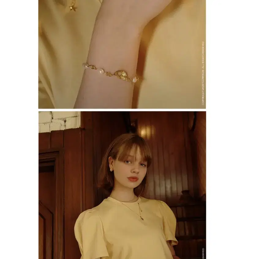 플로움 팔찌 wave pearl bracelet