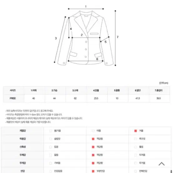 새상품) 제니st 배색 금장 울 크롭 자켓