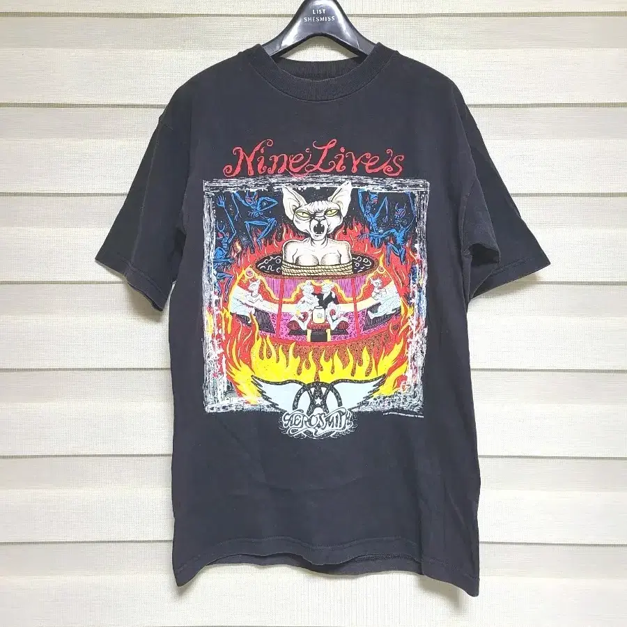 1997 aerosmith nine lives vtg 빈티지티셔츠