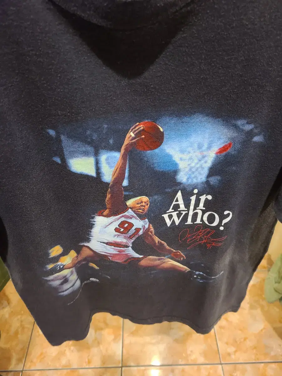 1997 MURINA Dennis Rodman THE WHO ? Vintage T-Shirt