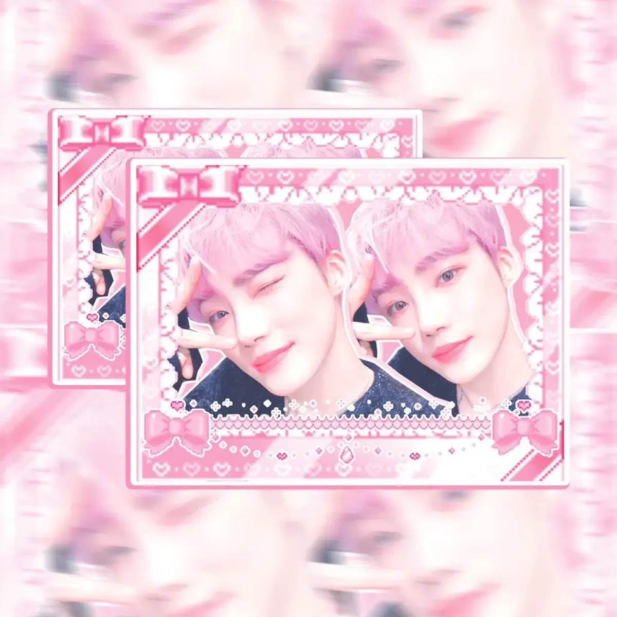 The Boyz new choi chanhee purikura Mini Photo Card Proofs