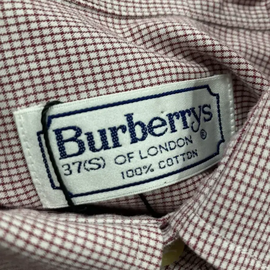 BURBERRYS 빈티지 버버리 체크 셔츠