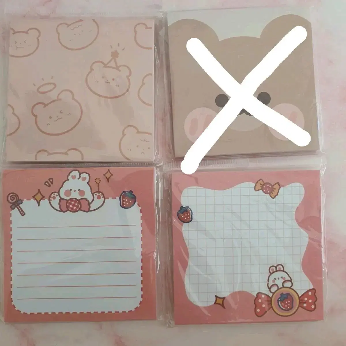 Bear and Rabbit Post-it Notes