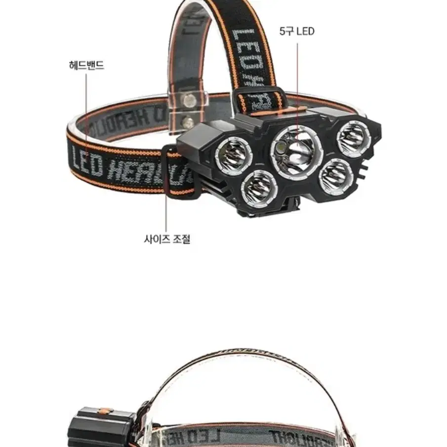 [무료배송] 충전식led헤드랜턴 3개 일괄 모두드려요