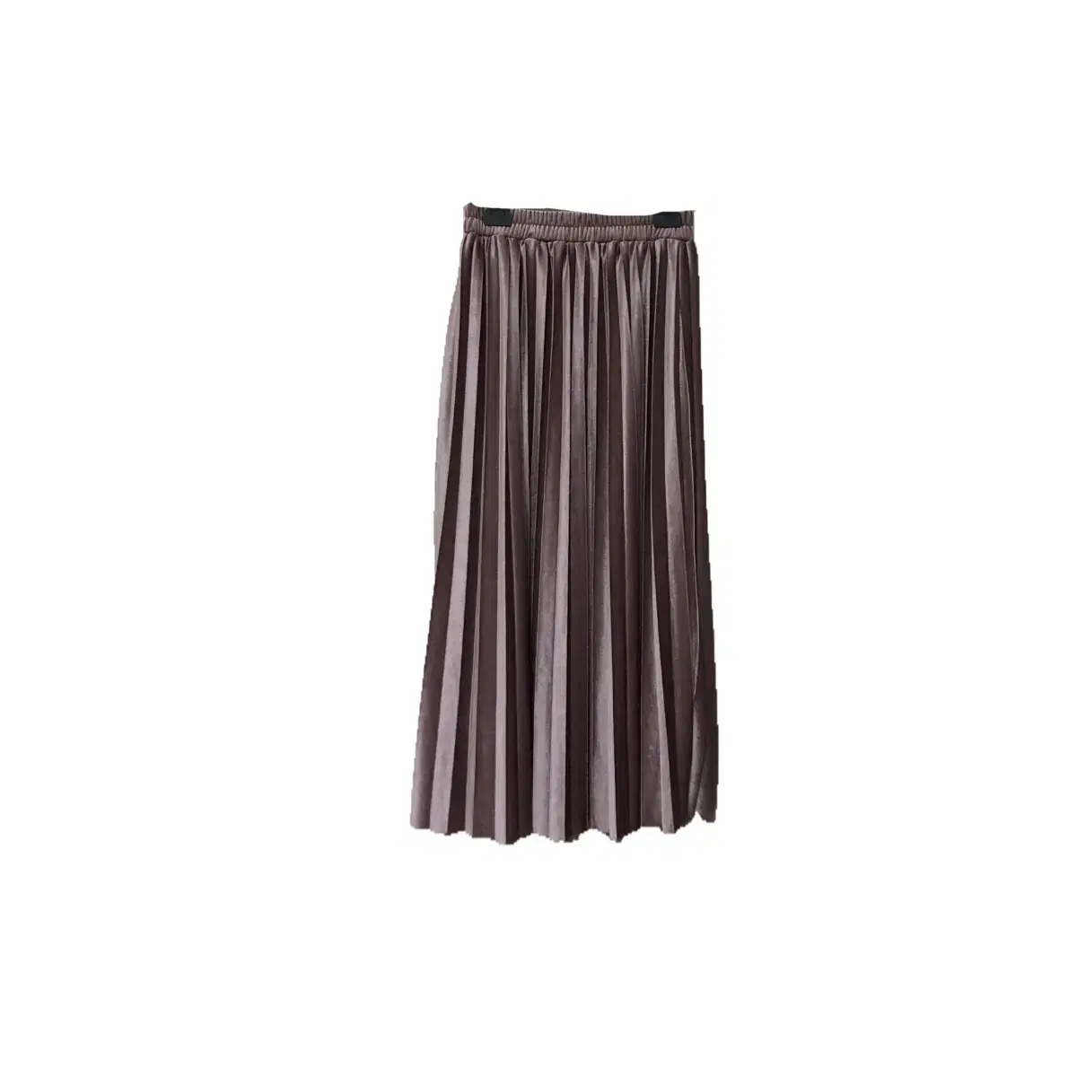 Vintage velvet indipink pleated skirt