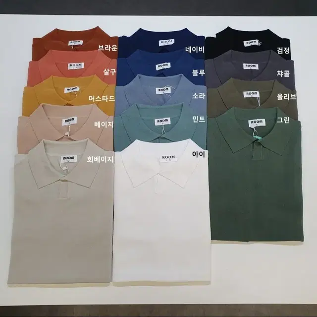 SS신상) 린넨 오픈카라 반팔 니트 14color L,XL