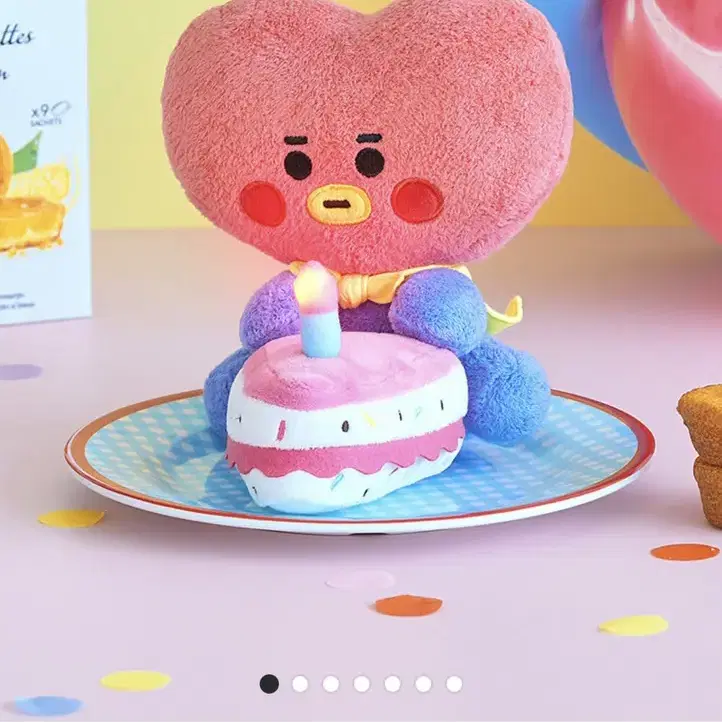 BT21 쿠키 라이팅베이비인형 케이크인형