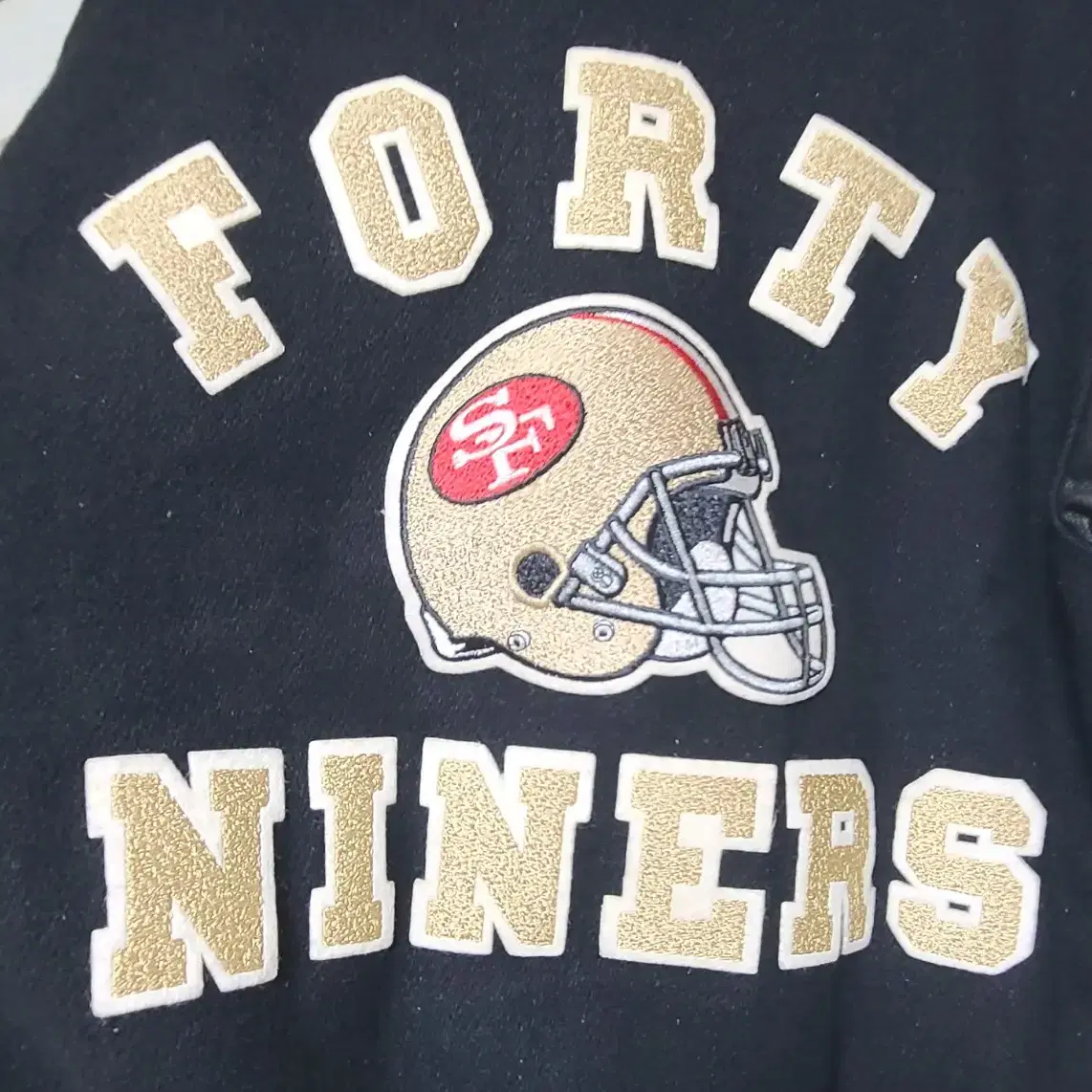 NFL 샌프란시스코 FORTY NINERS 바시티자켓