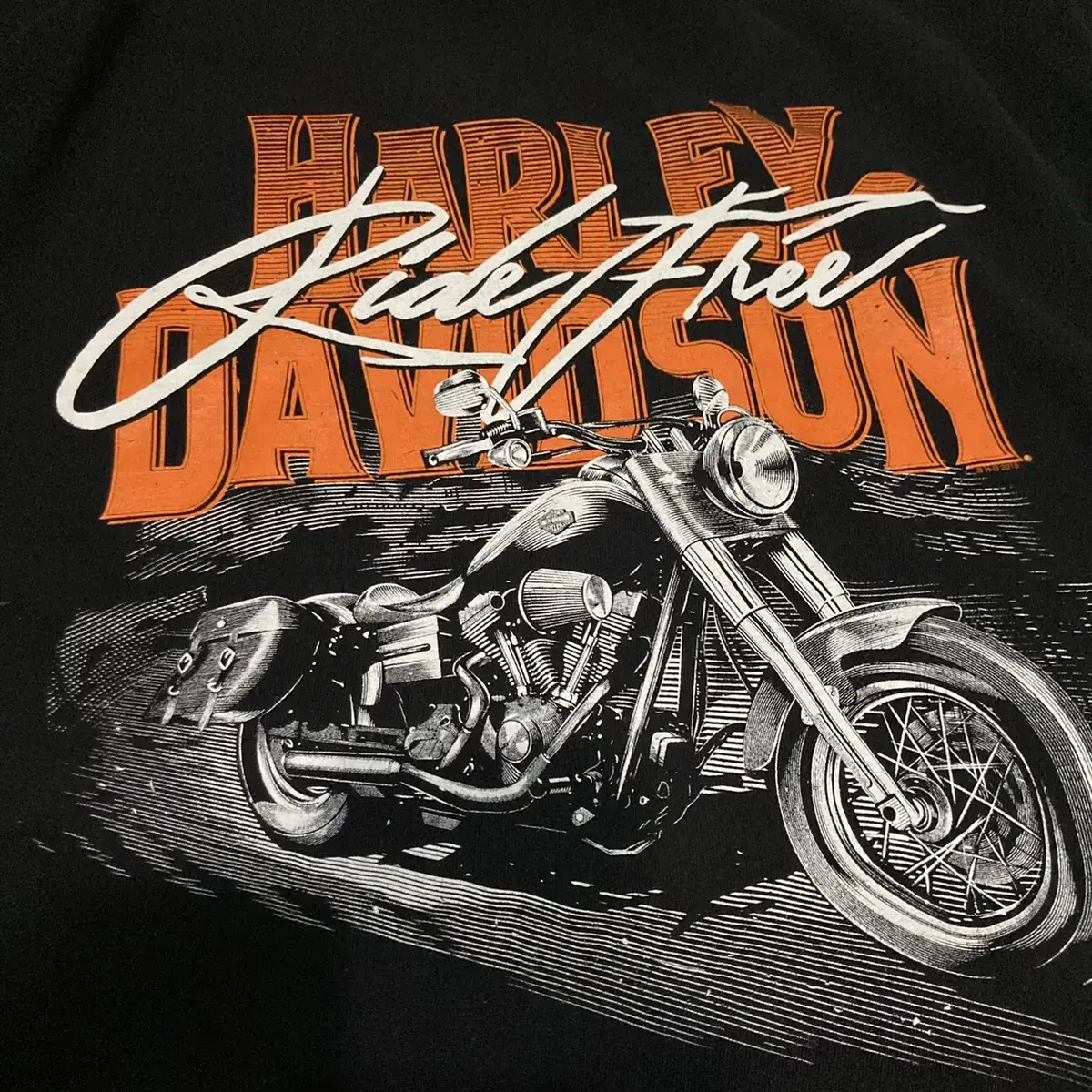 Harley Davidson 정품 할리데이비슨 서울 프린팅 반팔