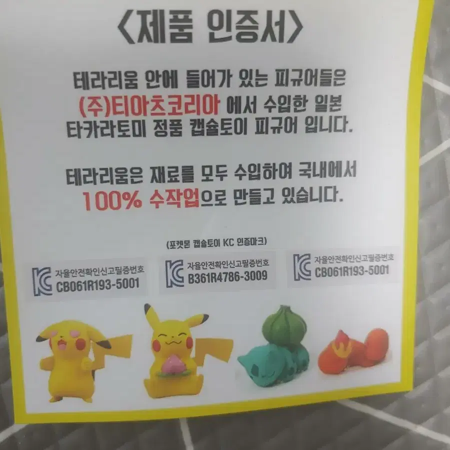 포켓몬스터 피카츄 테라리움