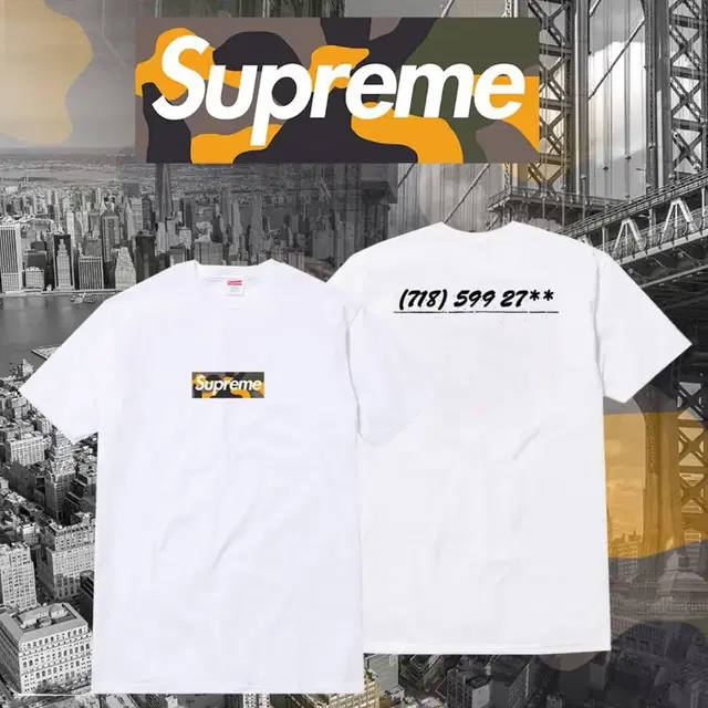 Supreme 17FW Brooklyn Box Logo T.극미중고 상태