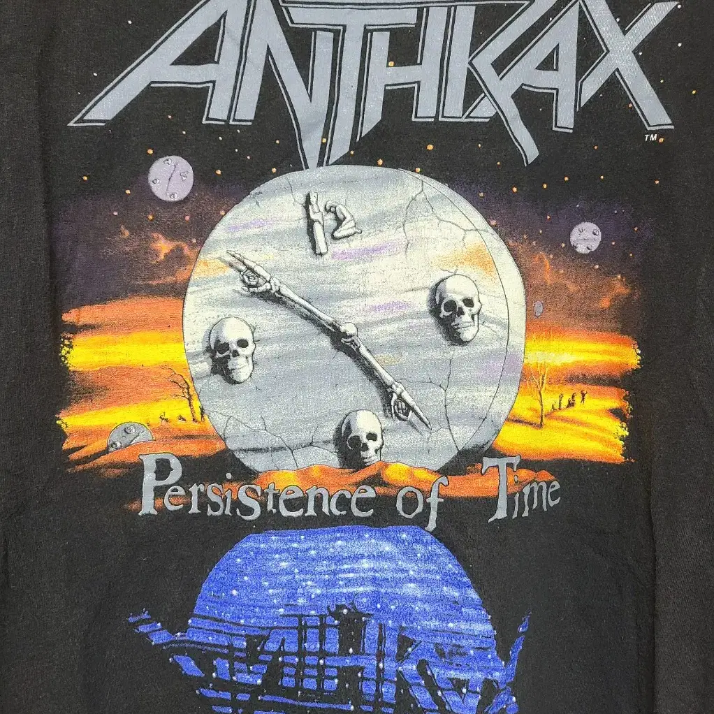 brockum anthrax 앤스랙스 vtg 메탈 빈티지티셔츠