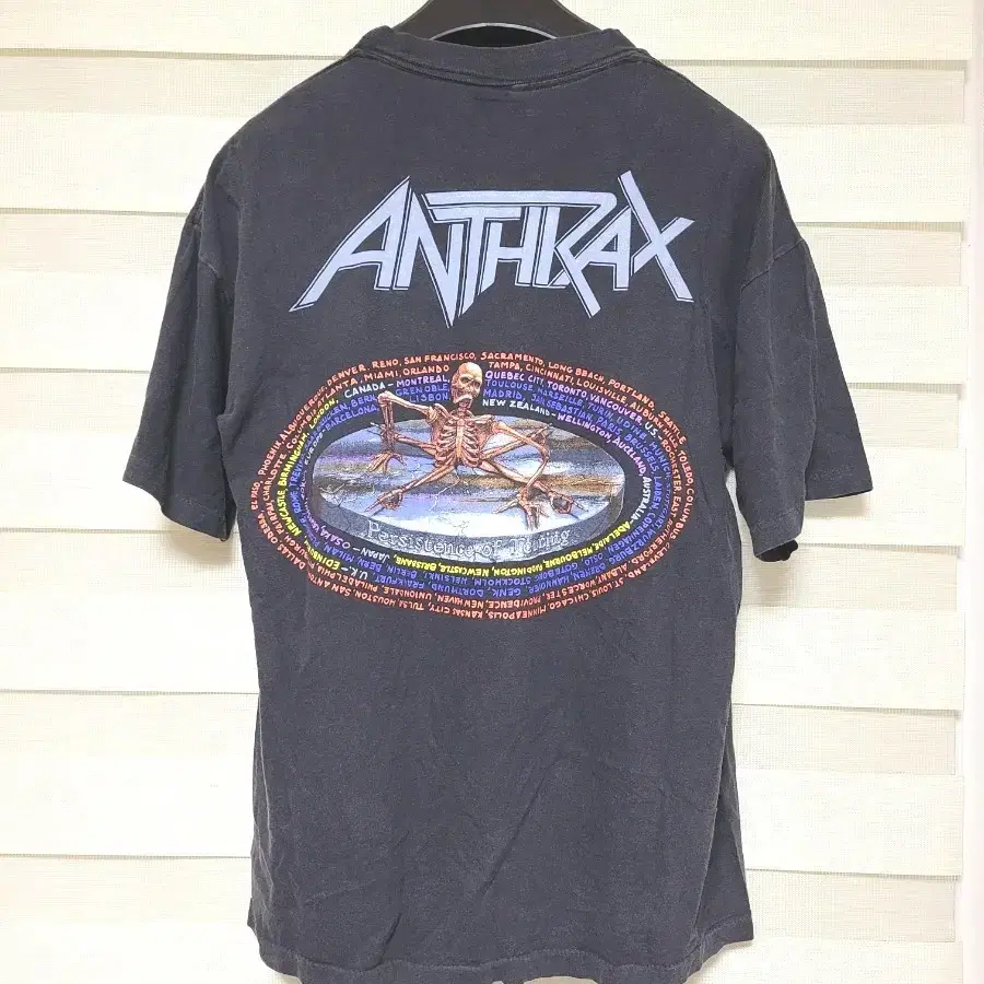 brockum anthrax 앤스랙스 vtg 메탈 빈티지티셔츠