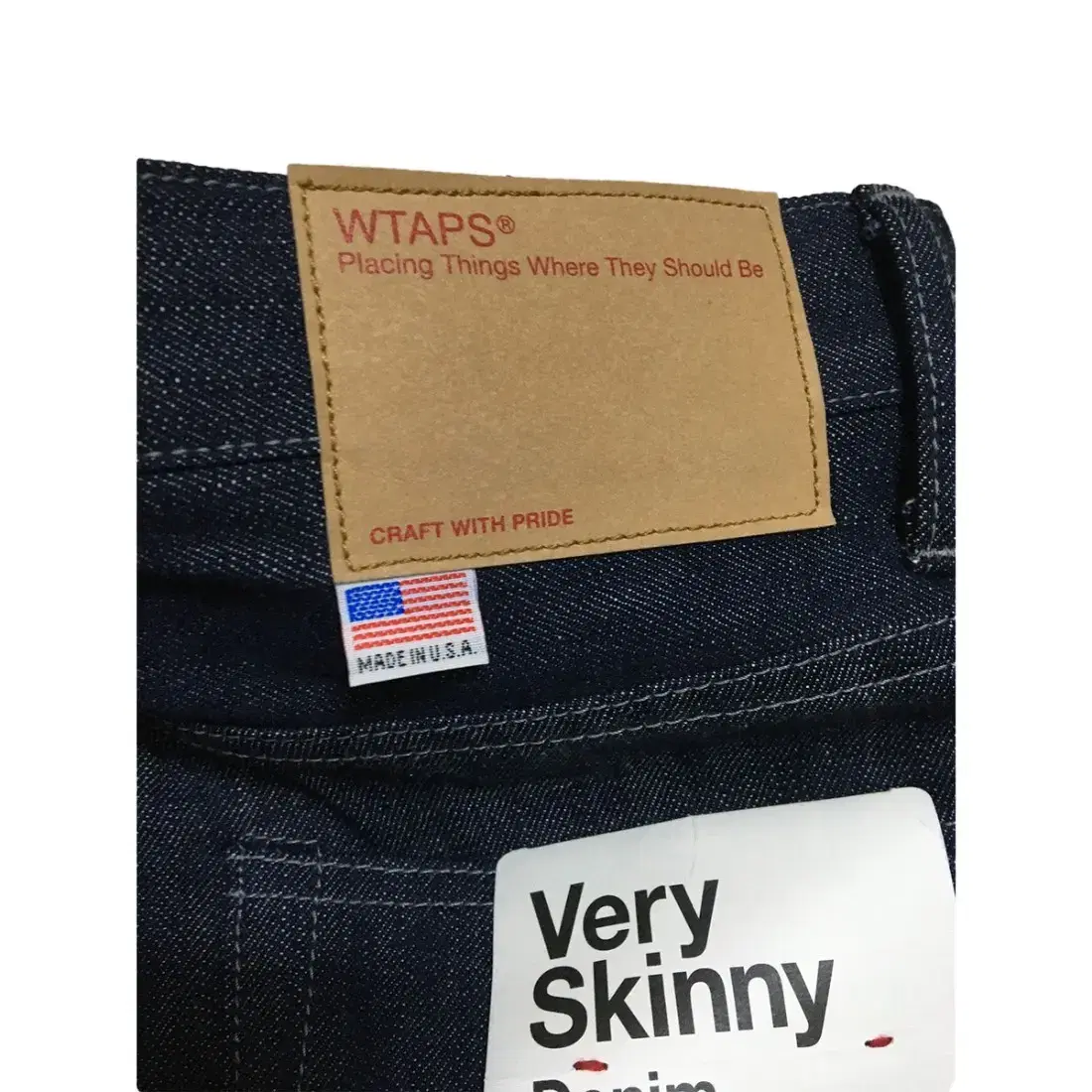 Wtaps 더블탭스 데님 S사이즈 세재품