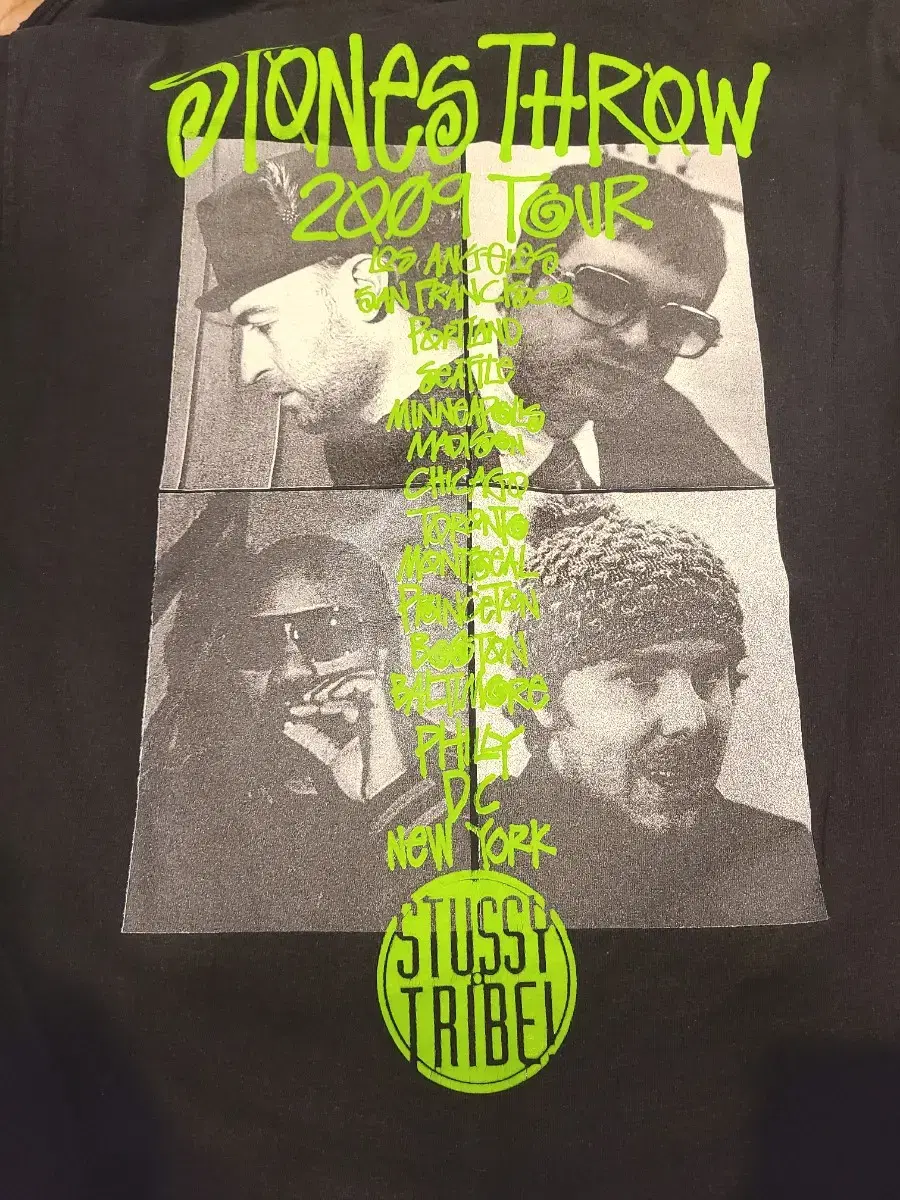 STUSSY Stussy Stones Throw 2009 Tour T-Shirt