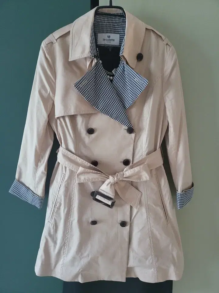 LYNN Seven-quarter sleeve trench coat/55-66 Medium New item