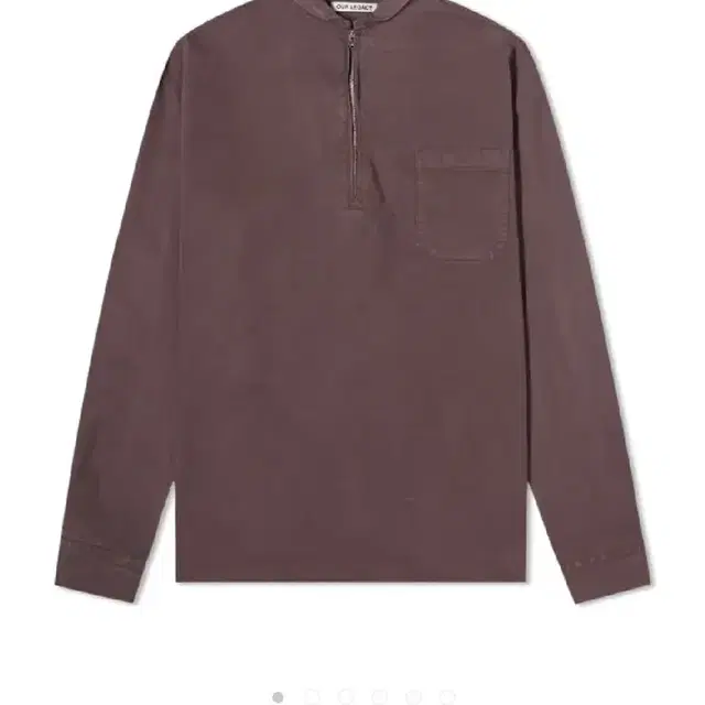 our legacy shawl zip shirt