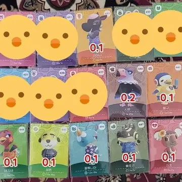 동물의 숲 아미보 카드 5탄 미첼 스피카 요비 잭슨 무파니 미애 차둘 | 브랜드 중고거래 플랫폼, 번개장터