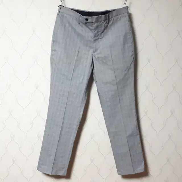 32/Uniqlo bom fall check cotton-poly blend pants/32-880