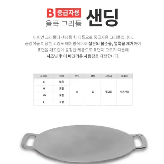 국산 그리들 및 스텐다리 