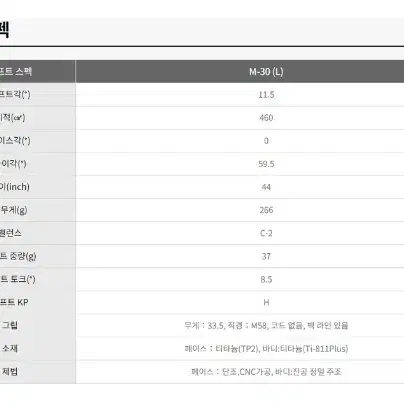 야마하X프로기어 LS여성 조합 11개 풀세트. 몬스터골프