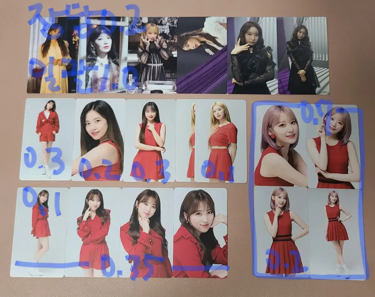 IZ*ONE Japan Random photocard sell (Bamppa, Twelve, Ilcon, Fanmi, Bueno)