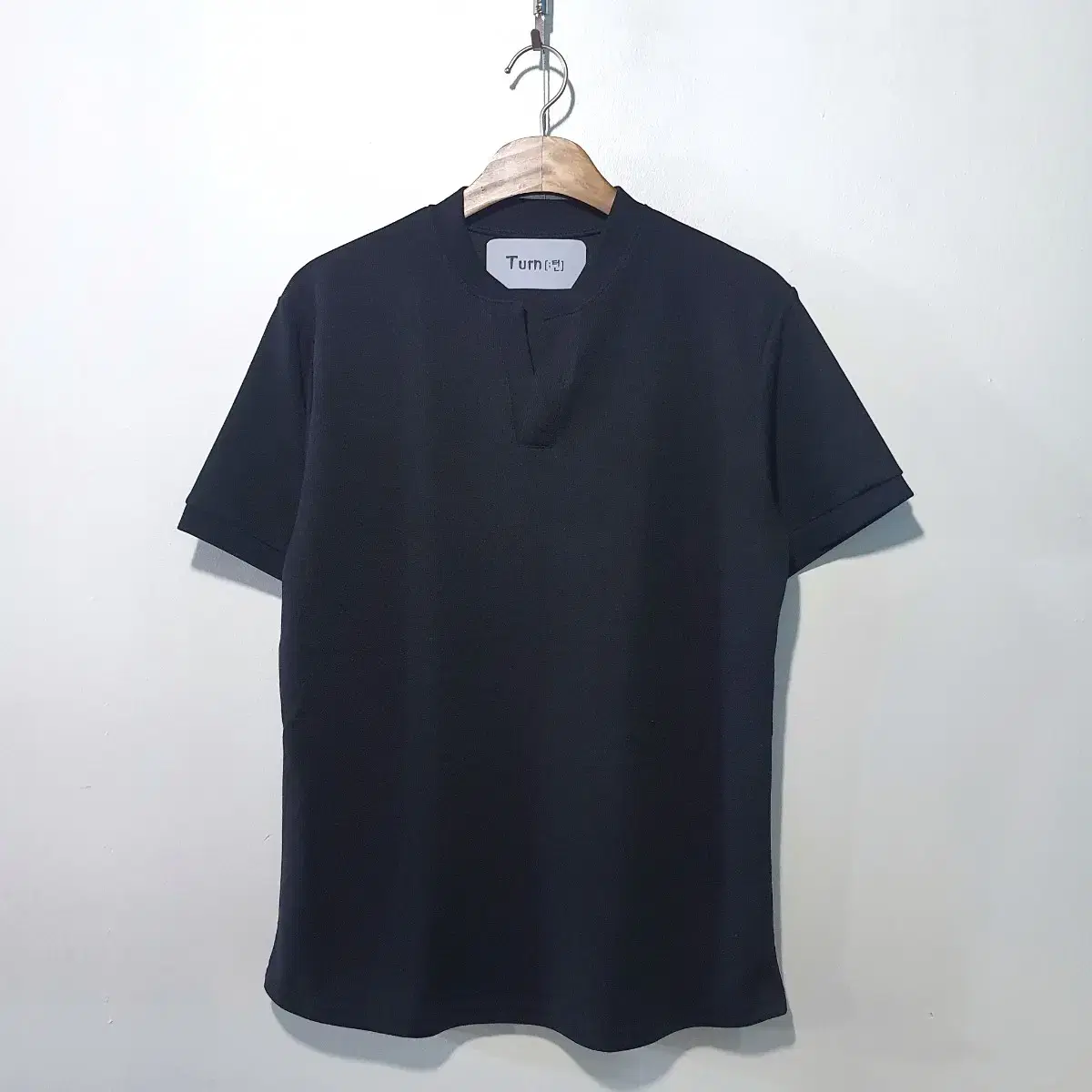 SS신상) Cool V Henry Neck Short Sleeve Tee 3color L,XL