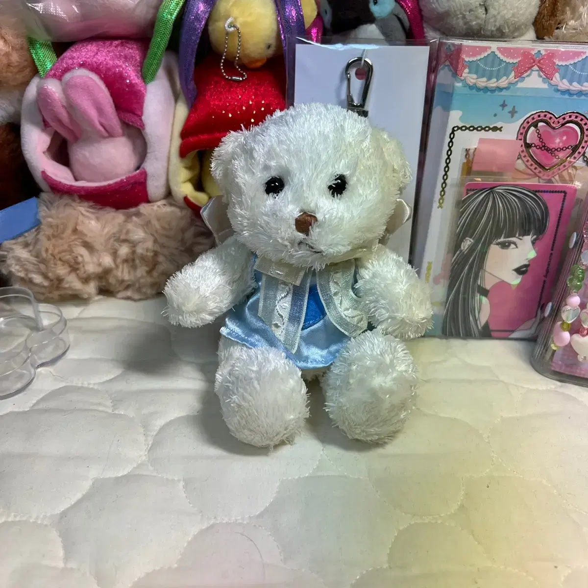 Classic vintage angel teddy bear doll