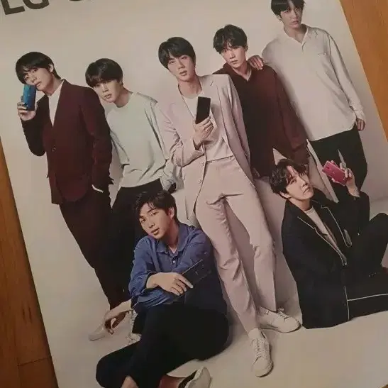 방탄 포스터 LG 2장 일괄 BTS