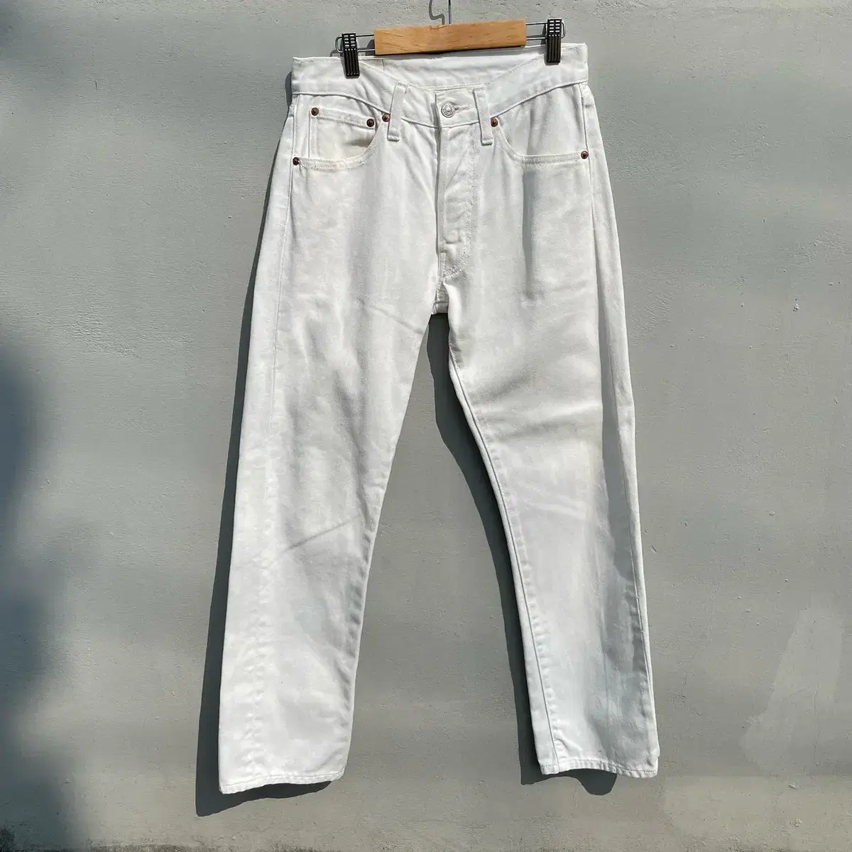 Sugar cane 115 Star White Denim Pants