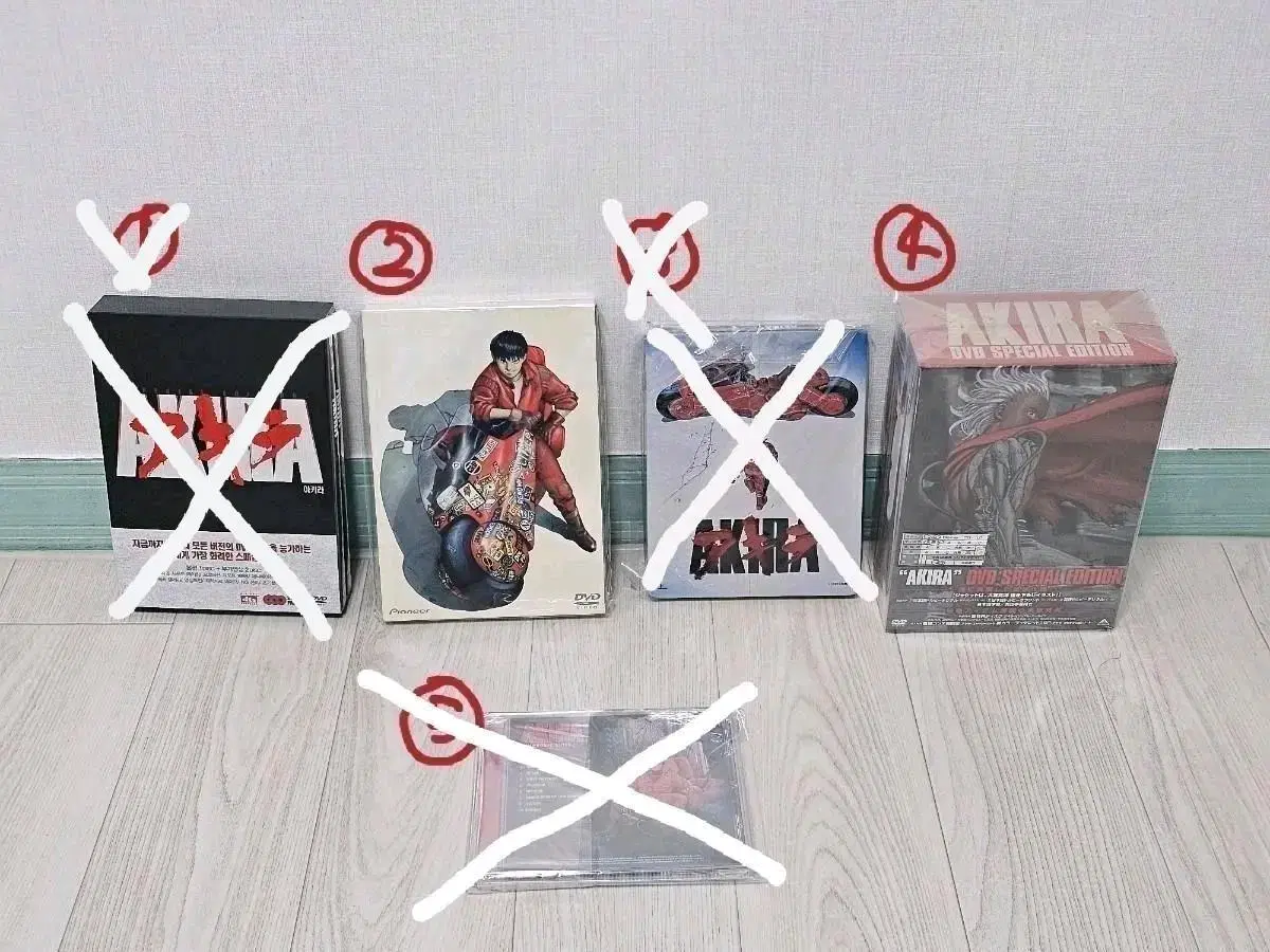 (DVD)아키라 AKIRA 카네다 쇼타로 테츠오 반다이 코단샤