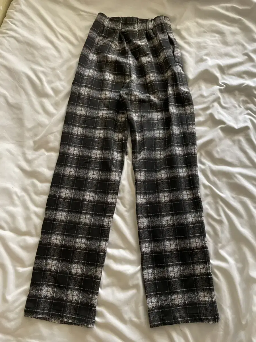 Unisex check pants