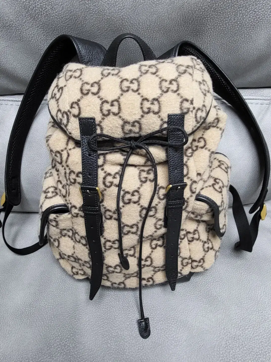 GUCCI GG Wool Backpack 598184