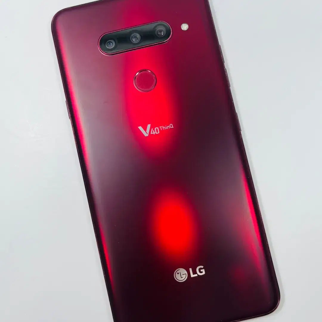 S급]LG V40레드 무잔상초깔끔폰