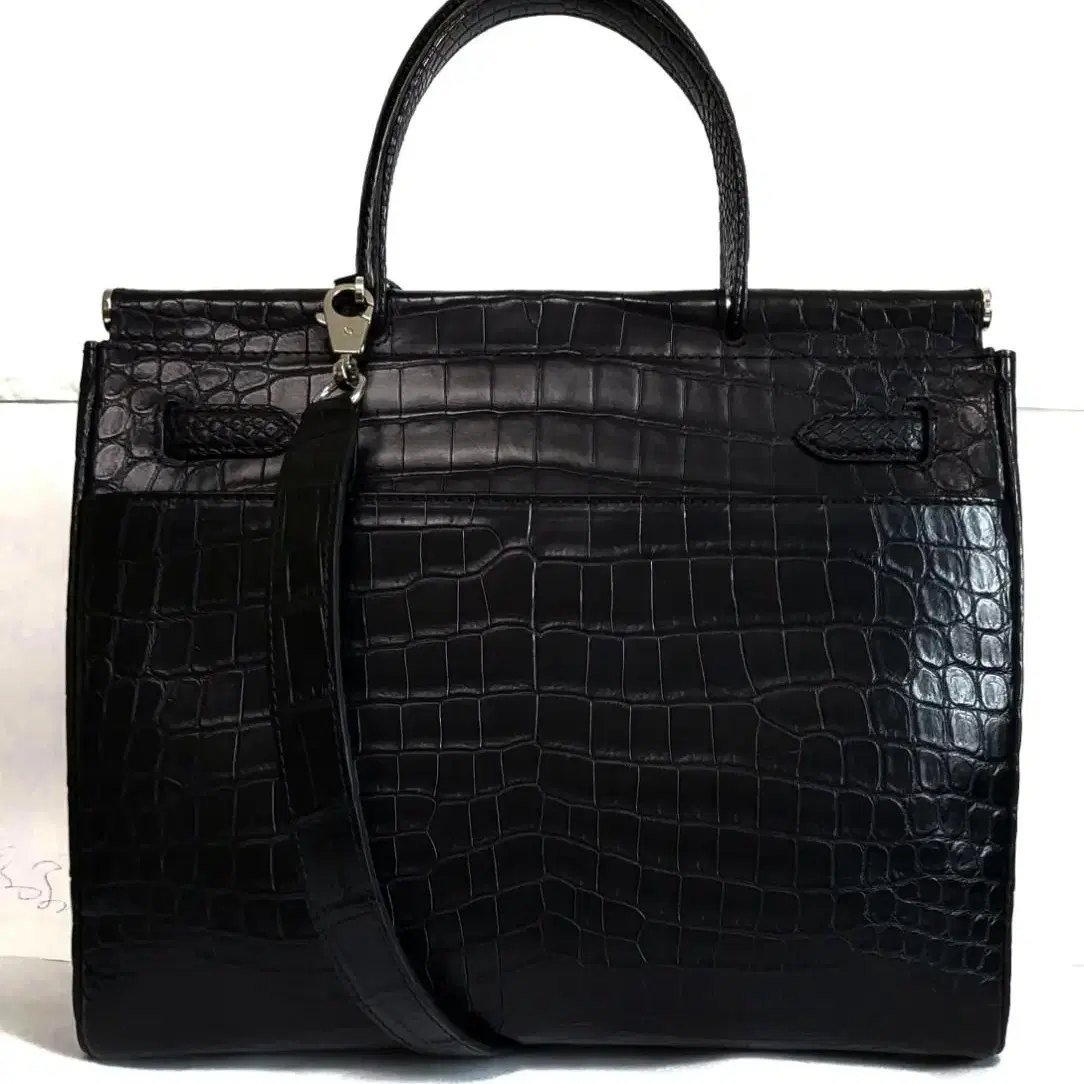 Crocodile leather Tote Bag