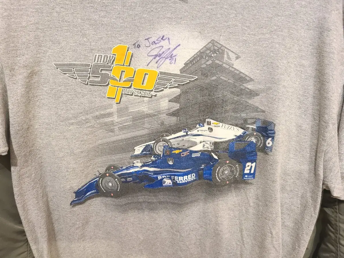 Gildan INDY500 Racing Fitting Short Sleeve T-Shirt 