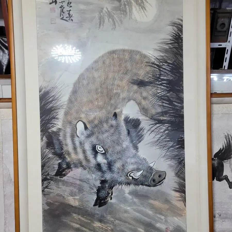 덕산선생그림