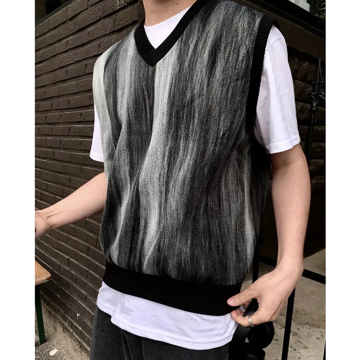 Gradient Summer Knit Vest (3C)