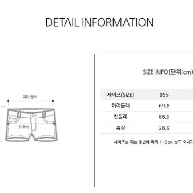 새상품) 미착용 비지트인뉴욕 청반바지 55