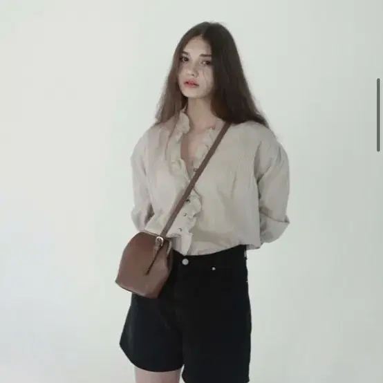 미닛뮤트 BELT MINI COIND BAG TAN BROWN